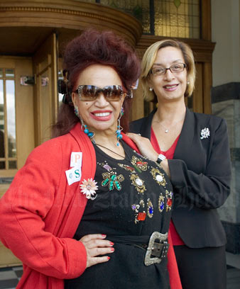 Carmen Rupe and Georgina Beyer