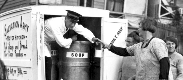 Mobile soup kitchen, 1931