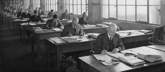 Census and Statistics Department staff, 1946