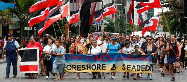 Foreshore and seabed protest, 2011