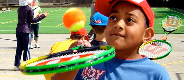 Grasshoppers, a programme to introduce primary-school students to tennis
