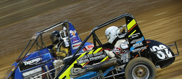 Midget racing at Western Springs Speedway, Auckland, 2010