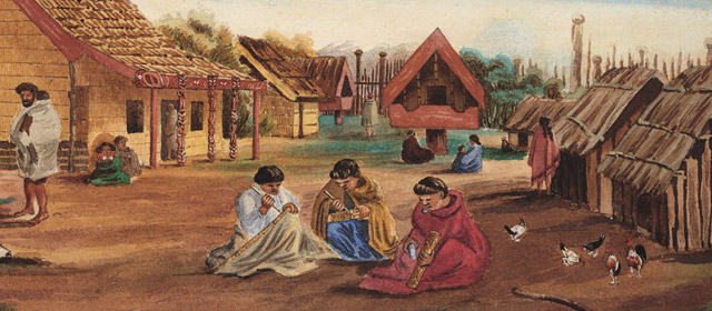 Pūtiki pā, mid-1800s