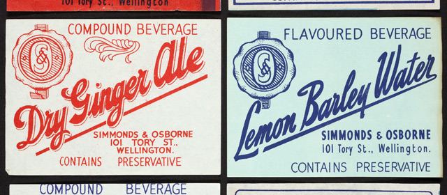 Simmonds & Osborne drink labels