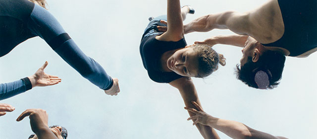 Footnote Dance Theatre perform <em>Up, up and away</em>, 1991