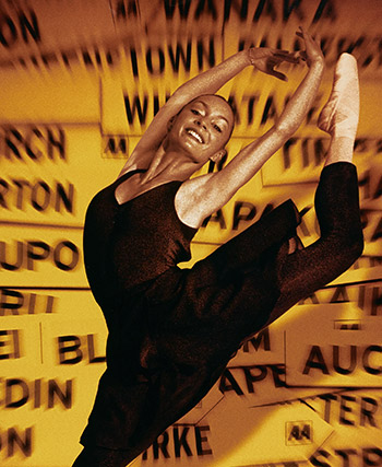 Royal New Zealand Ballet tour poster, 2001