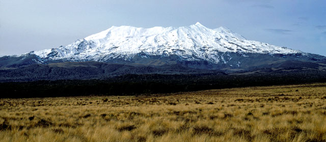 Snow-capped Ruapehu
