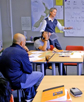 English language class, Wellington, 2004