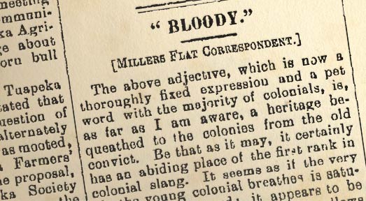 ‘The colonial adjective’