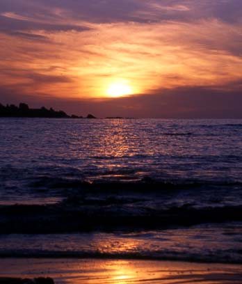 Sunset at Te Kaha