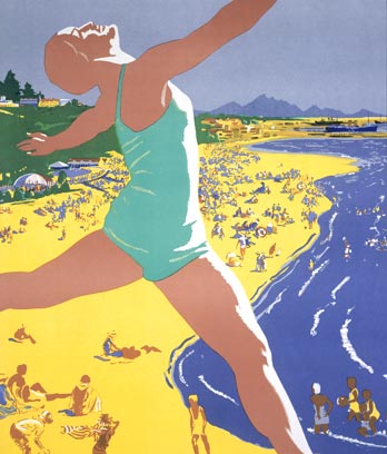Poster advertising Timaru, 1937