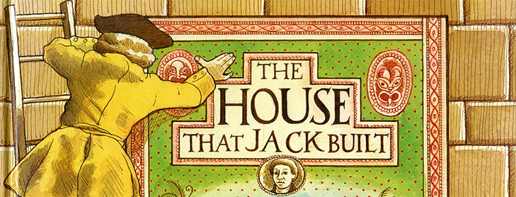 The book cover of The House That Jack Built by Gavin Bishop