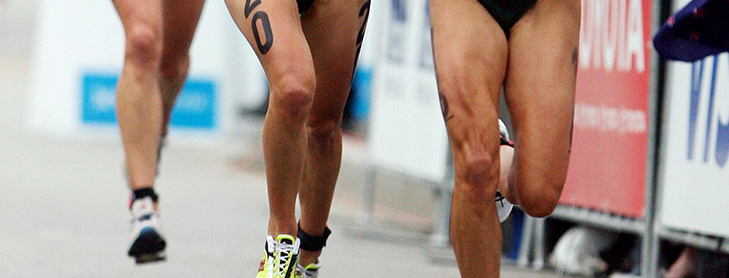 Legs of runners