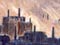 Painting of the Lyttelton fire of 1870, by J. Sanderson