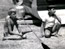 Relaxing at the Selwyn Motor Camp, 1968