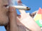 Taking a puff of cannabis during a pro-legalisation rally, Parliament, 2010