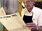 Reprinting the first issue of the <em>Evening Post</em> on the original press, 1997