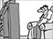 Allan Charles Hawkey cartoon about sport on television