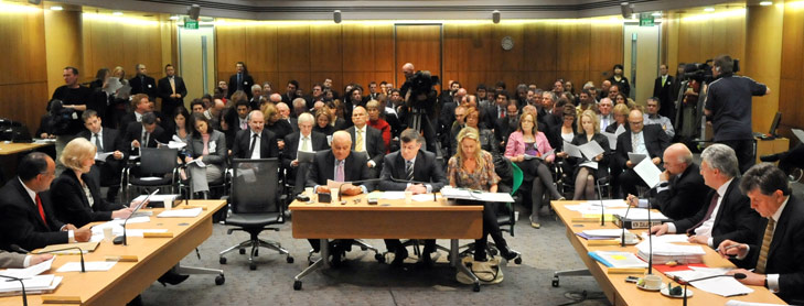 Select committee in session at Parliament