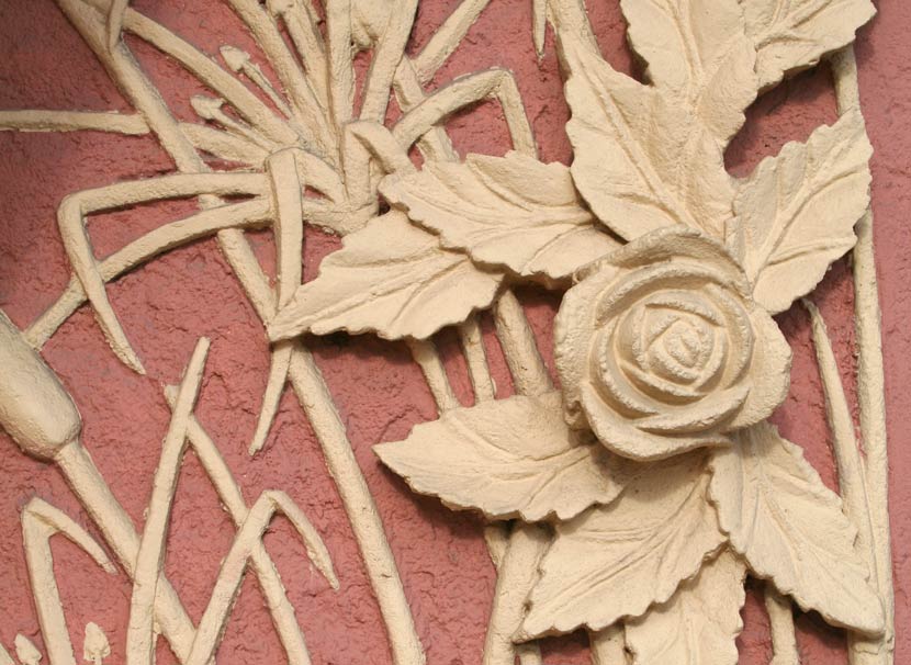 Close up National Tobacco Company building Napier
