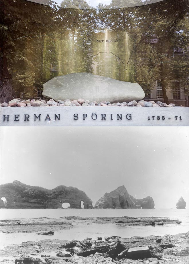 Spöring Memorial and Spöring Island, Tolaga Bay