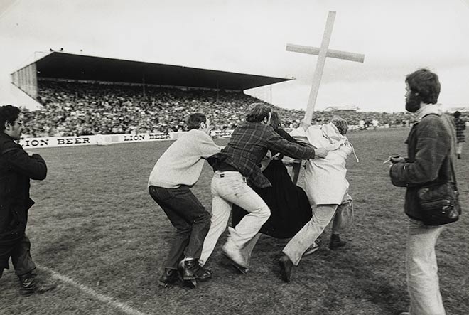Springbok tour protest, Hamilton, 1981 