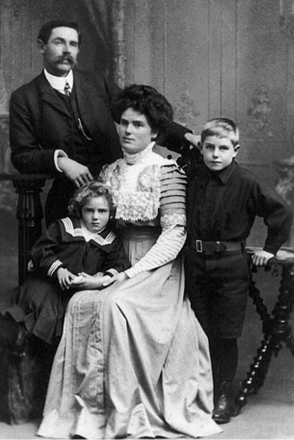 With their children