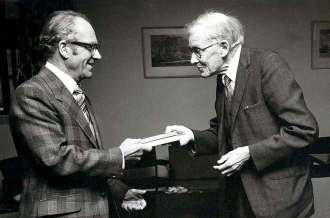 At a book launch