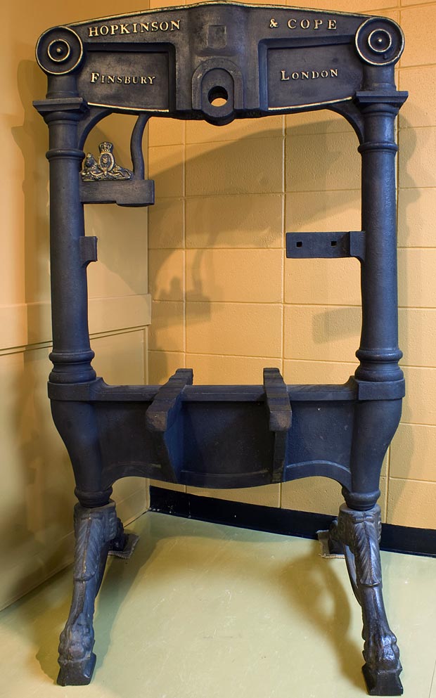 <em>Te Hokioi</em> printing press