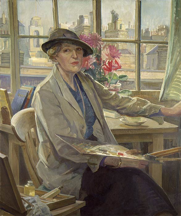 A portrait of the artist