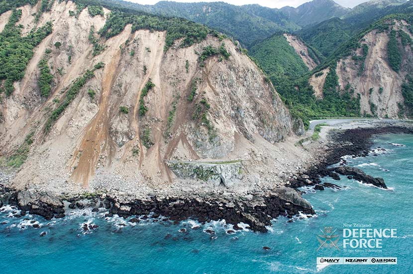 Impact on the coastline