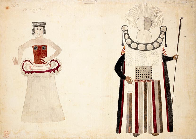 Chief mourner painting