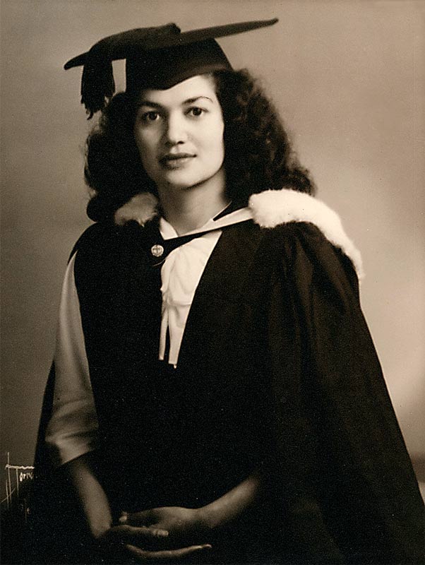 Mira Petricevich graduating