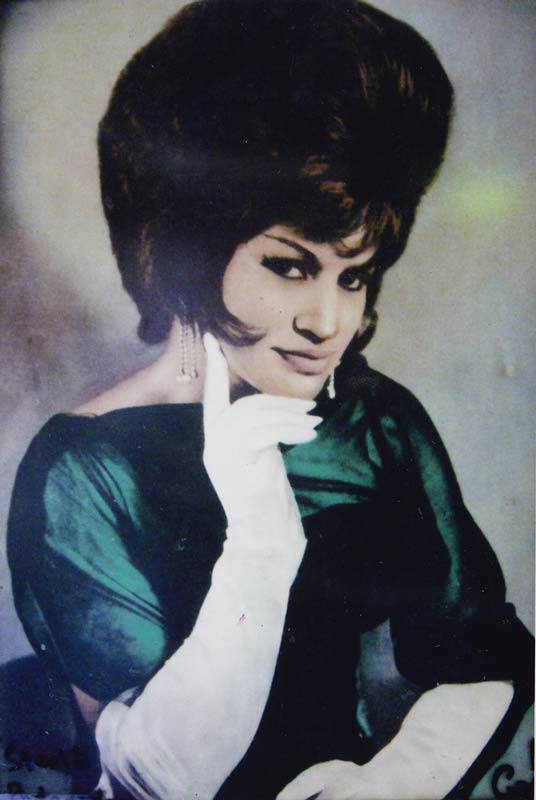 Carmen’s first photo in drag