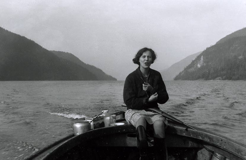 Joan Donley on Ocean chief, 1940s
