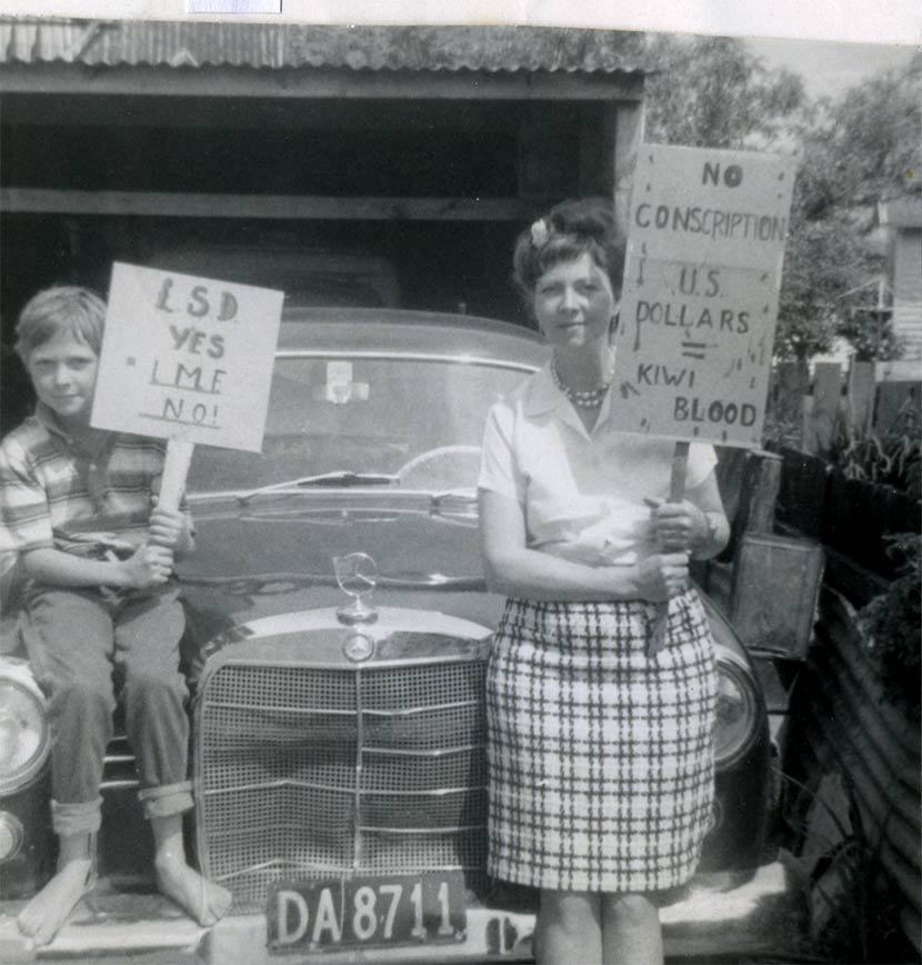 Protesting against the Vietnam War, 1968