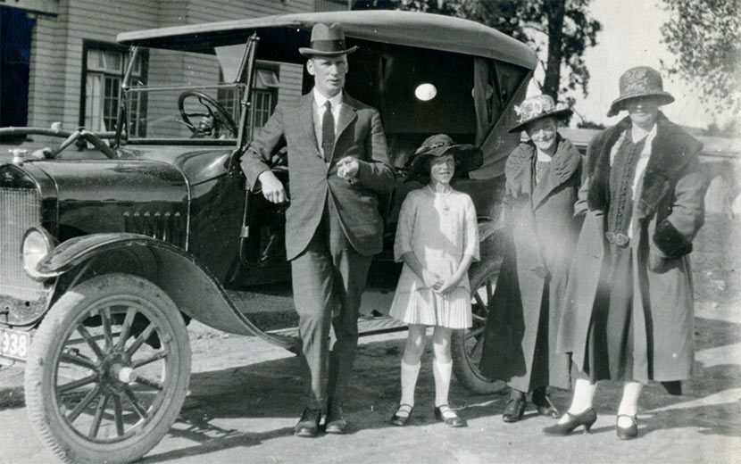 The Stephenson family