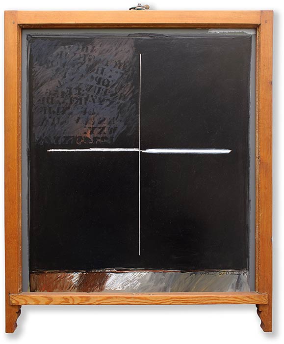 ‘Black window – towards Aramoana’ by Ralph Hōtere