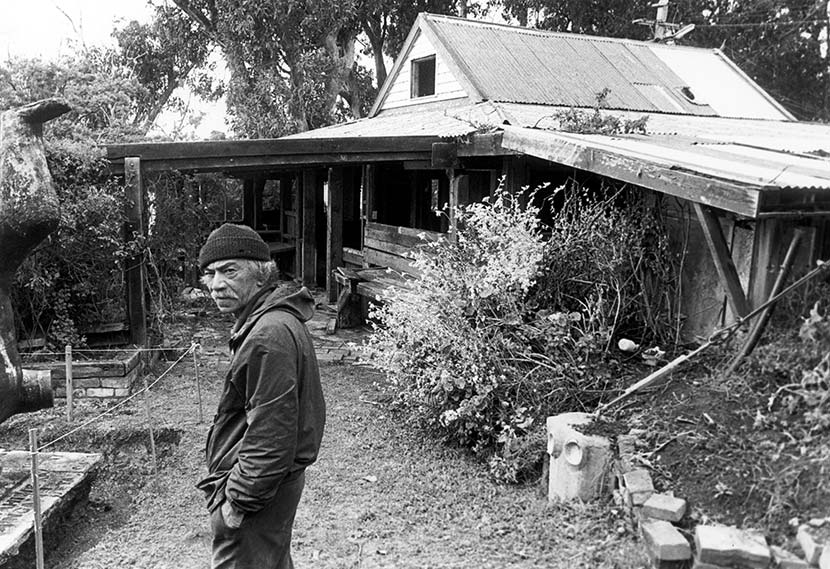 Ralph Hōtere in Port Chalmers