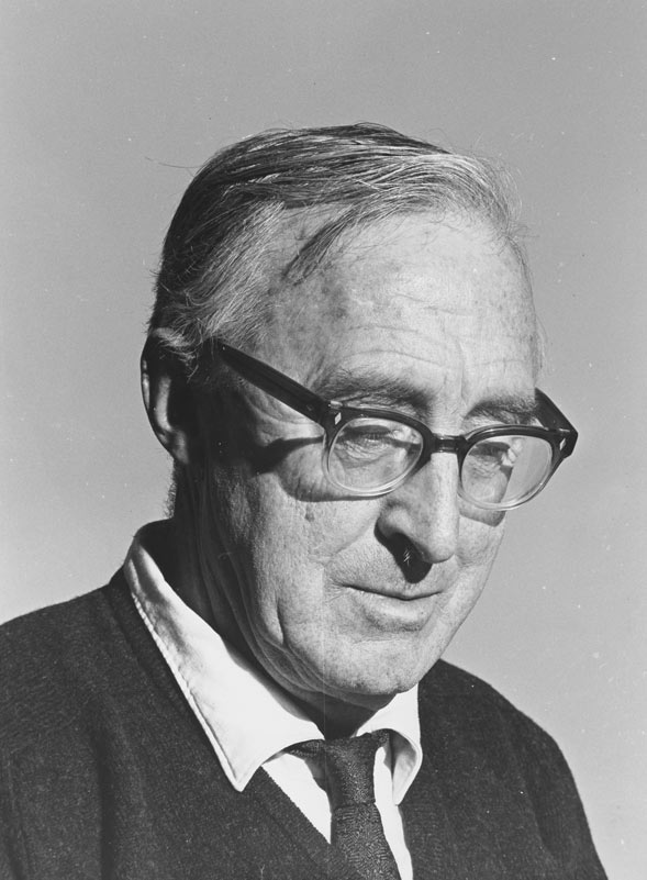 Black and white portrait photograph of Frederick Page