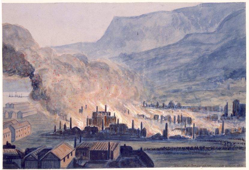 Lyttelton fire, 1870