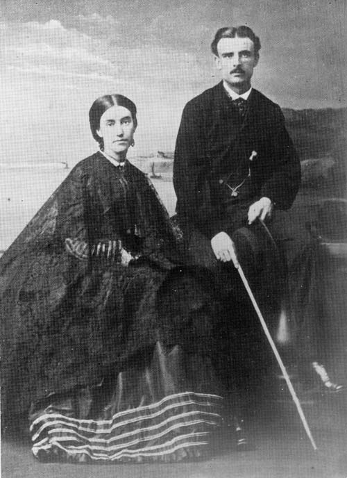 Mary Anne Barker and her husband, Frederick Napier Broome