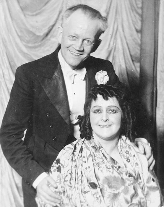 Edgar Benyon pictured with his wife Doris, 1940s