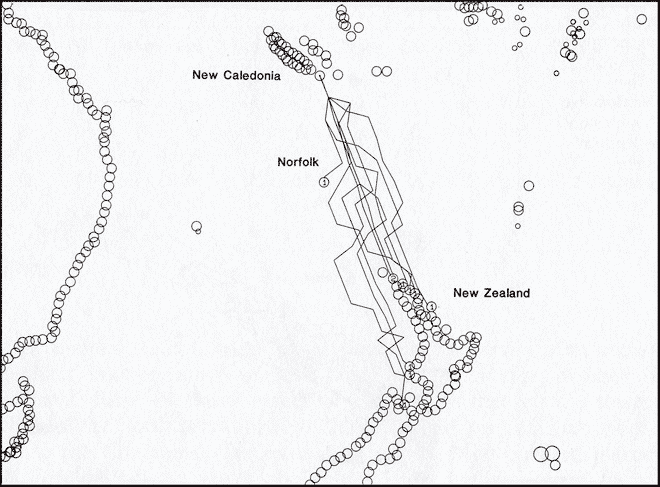 Computer model of a voyage