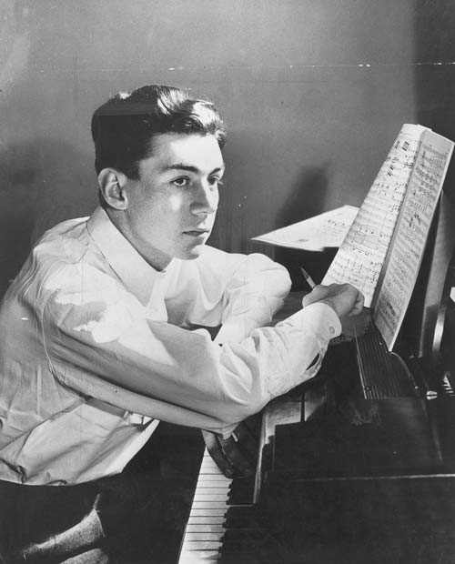 Richard Farrell at the piano