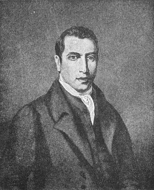 A head and shoulders portrait of Samuel Leigh