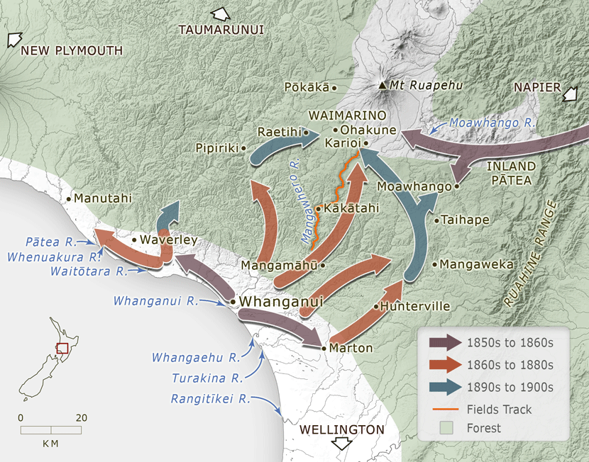 Expanding European settlement, 1850s to 1900s