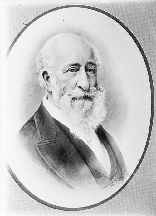 Ink drawing of John Israel Montefiore