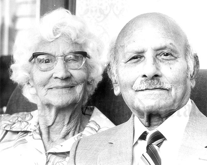 Jelal Kalyanji Natali with his wife, Kate