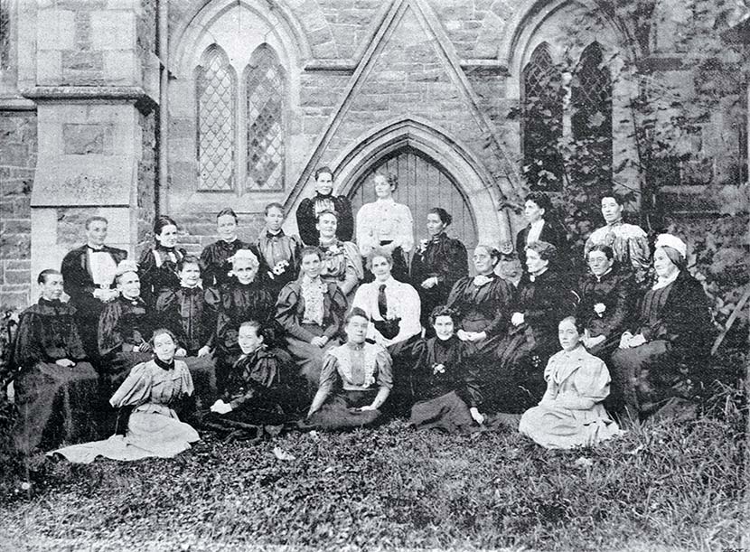 Women at the council chamber